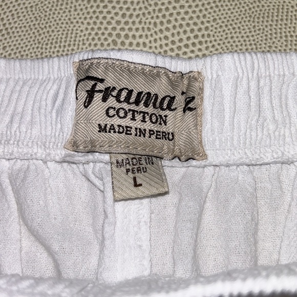 Frama’z White Cotton Capris - Picture 6 of 12